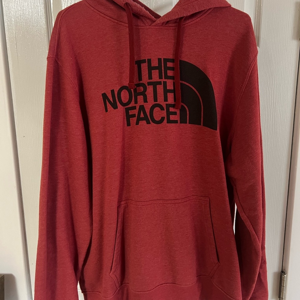 The North Face Men's Hoodie in Red and Black